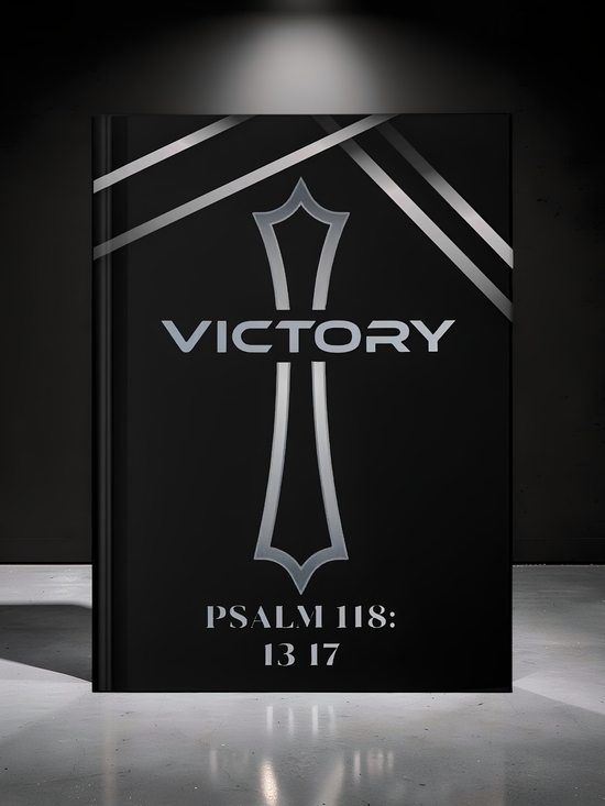 RevivalWear Brand Other - RevivalWear Brand Psalm 118 Christian Hardcover Journal -  (Black/Silver)